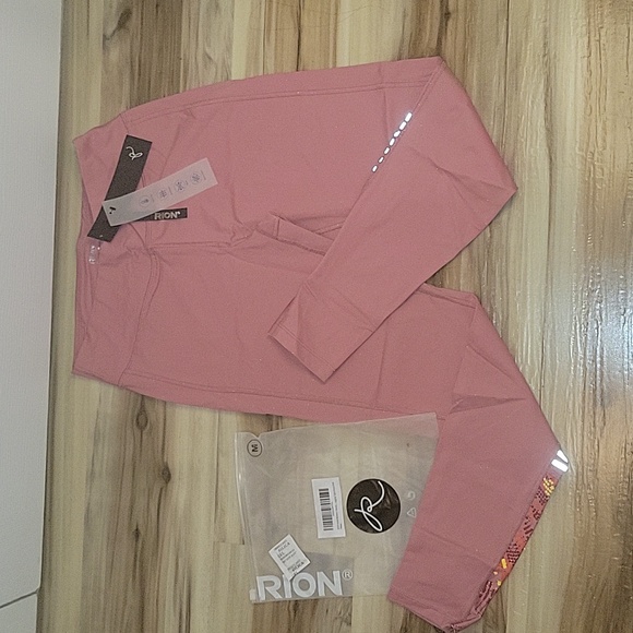 NWT Pink Active Reflective Leggings - Picture 2 of 16